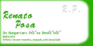 renato posa business card